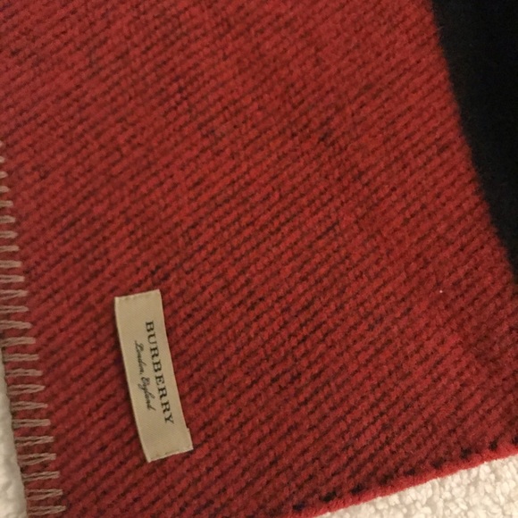 Burberry woman  Color Block Check  Scarf - Picture 5 of 5